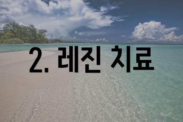 2. 레진 치료