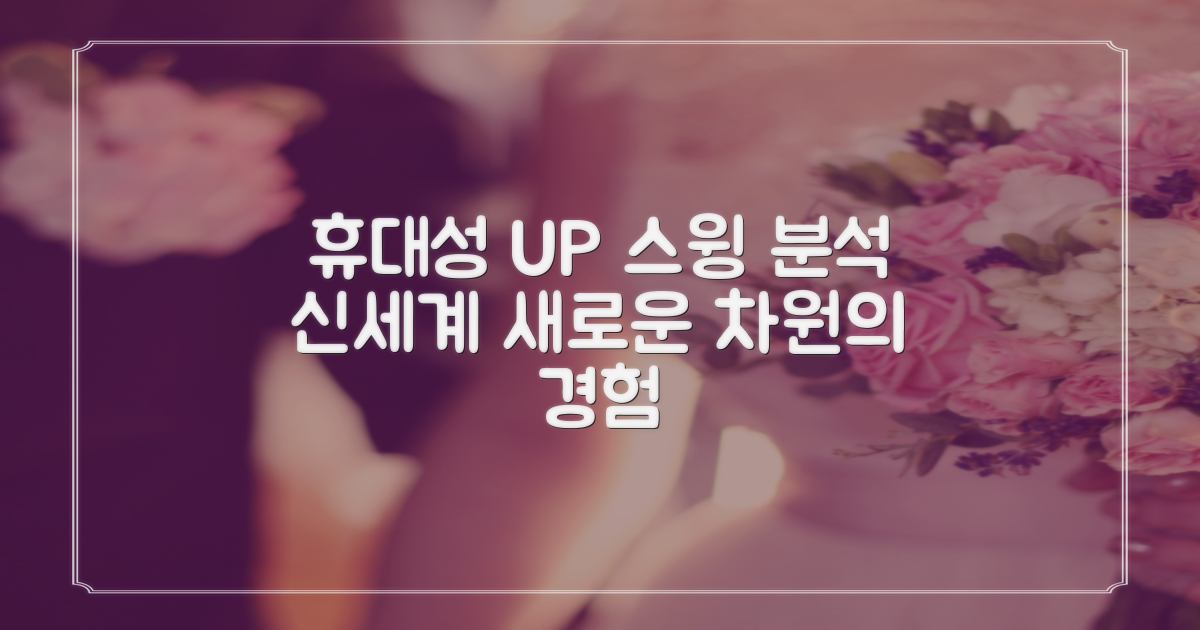 휴대성, 스윙 분석의 새 지평