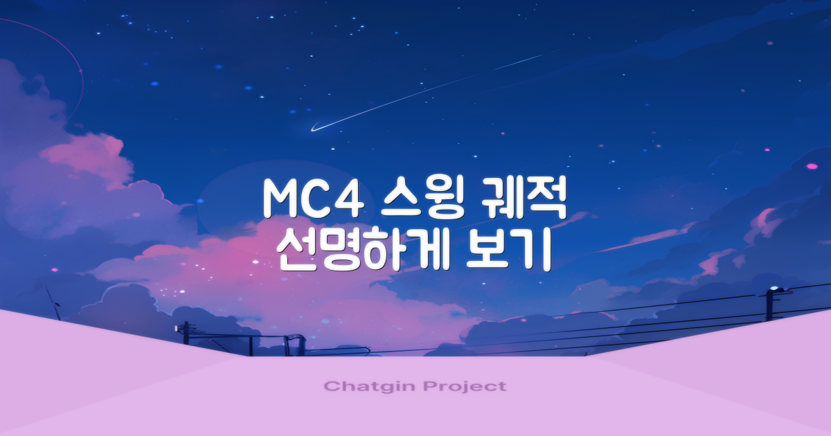 스윙 궤적, MC4로 명확히 보기