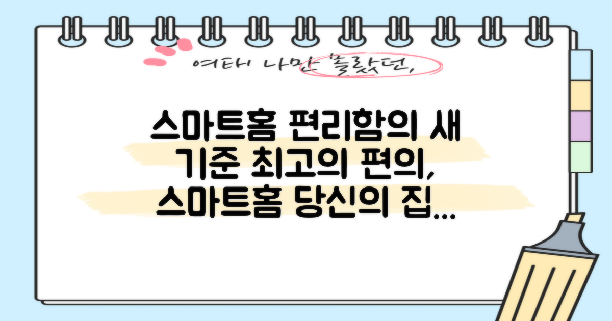 스마트홈, 편리함의 새 기준