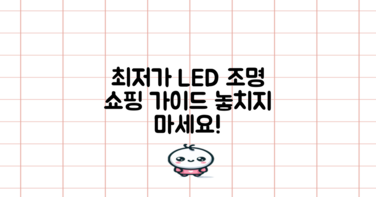 LED 조명: 최저가 쇼핑 가이드