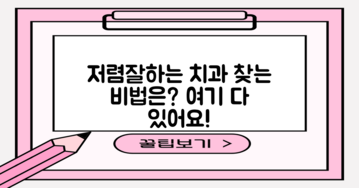 저렴하고 잘하는 치과, 어떻게 찾죠?
