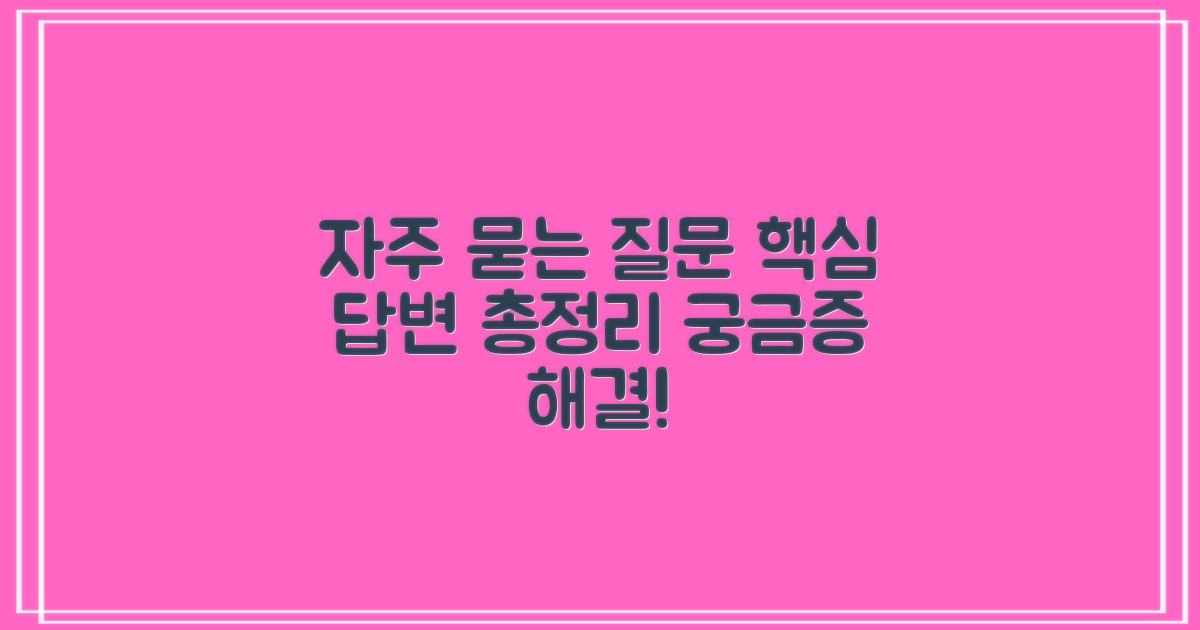 자주 묻는 질문