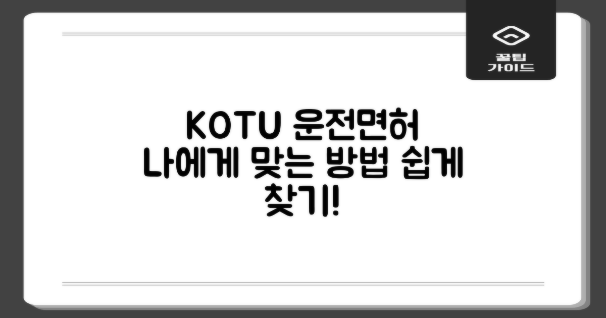 KOTU, 운전 면허 취득의 모든 것: 나에게 맞는 방법 찾기