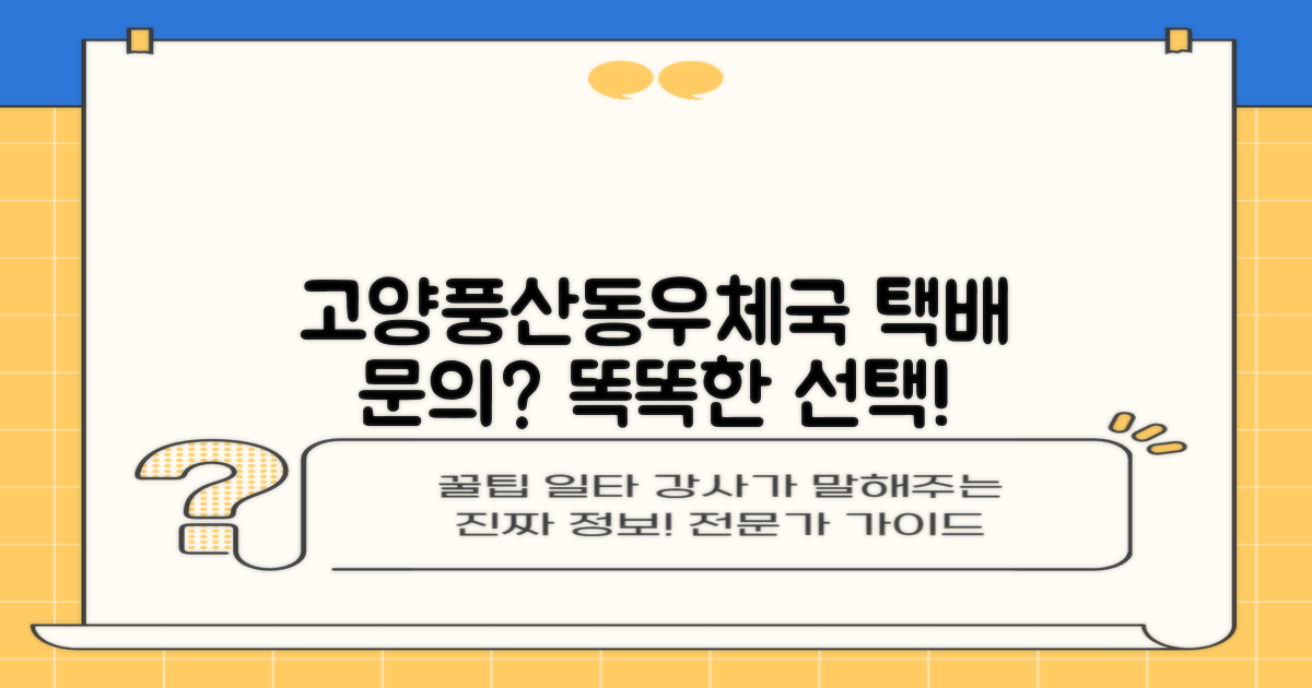 고양풍산동우체국: 전화로 문의할까, 온라인으로 조회할까? 당신의 택배 여정을 책임질 현명한 선택!